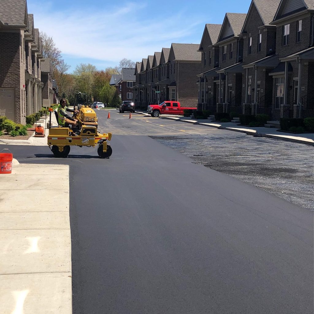 Commercial asphalt project by Total Asphalt Paving Inc.