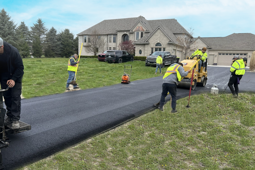 asphalt driveway