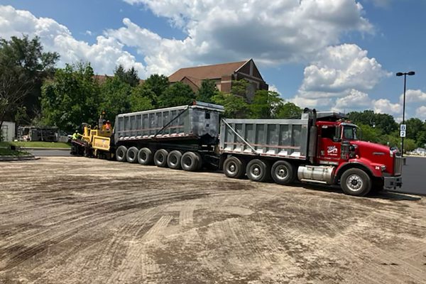 Total Asphalt Paving Inc. asphalt dump truck